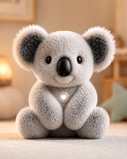 KoKo, der graue Plüsch-Koala von CooGoo